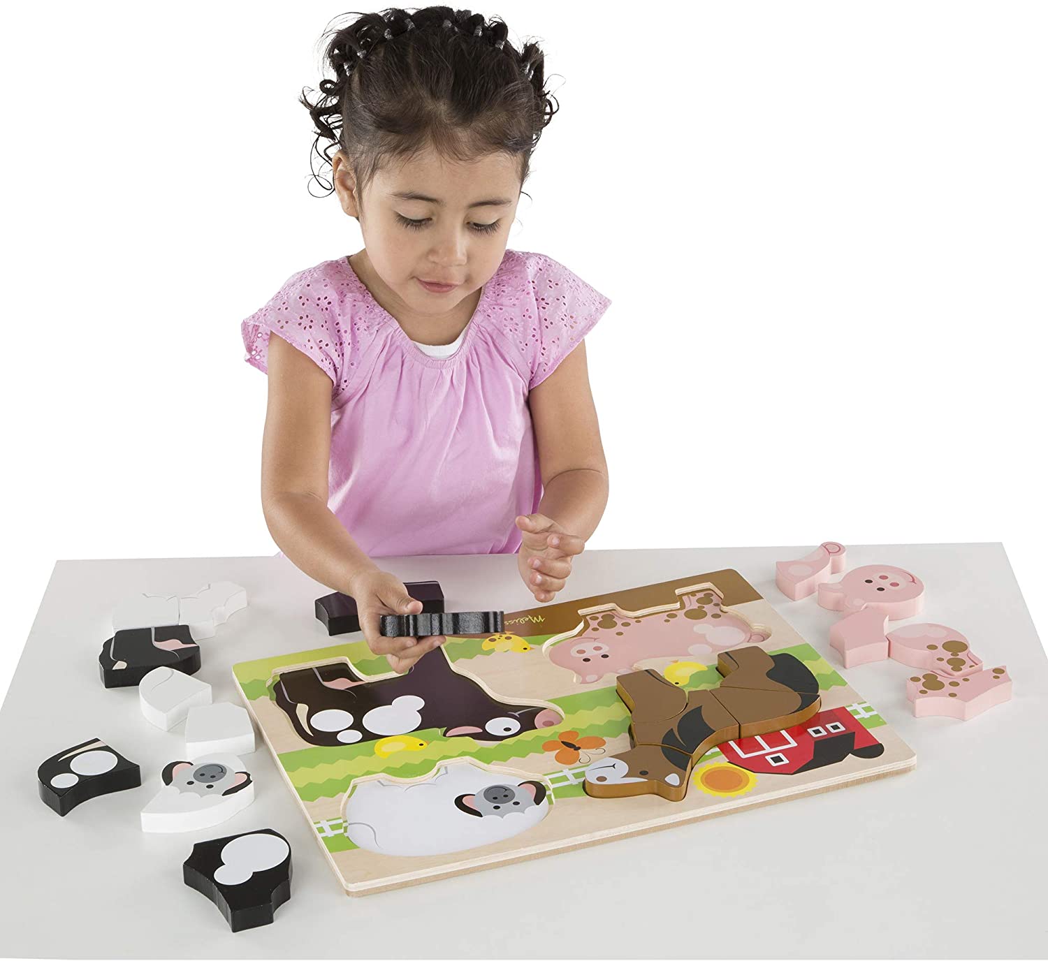 Melissa & Doug FARM ANIMALS PUZZLE 2Y+ Melissa & Doug FARM ANIMALS PUZZLE 2Y+