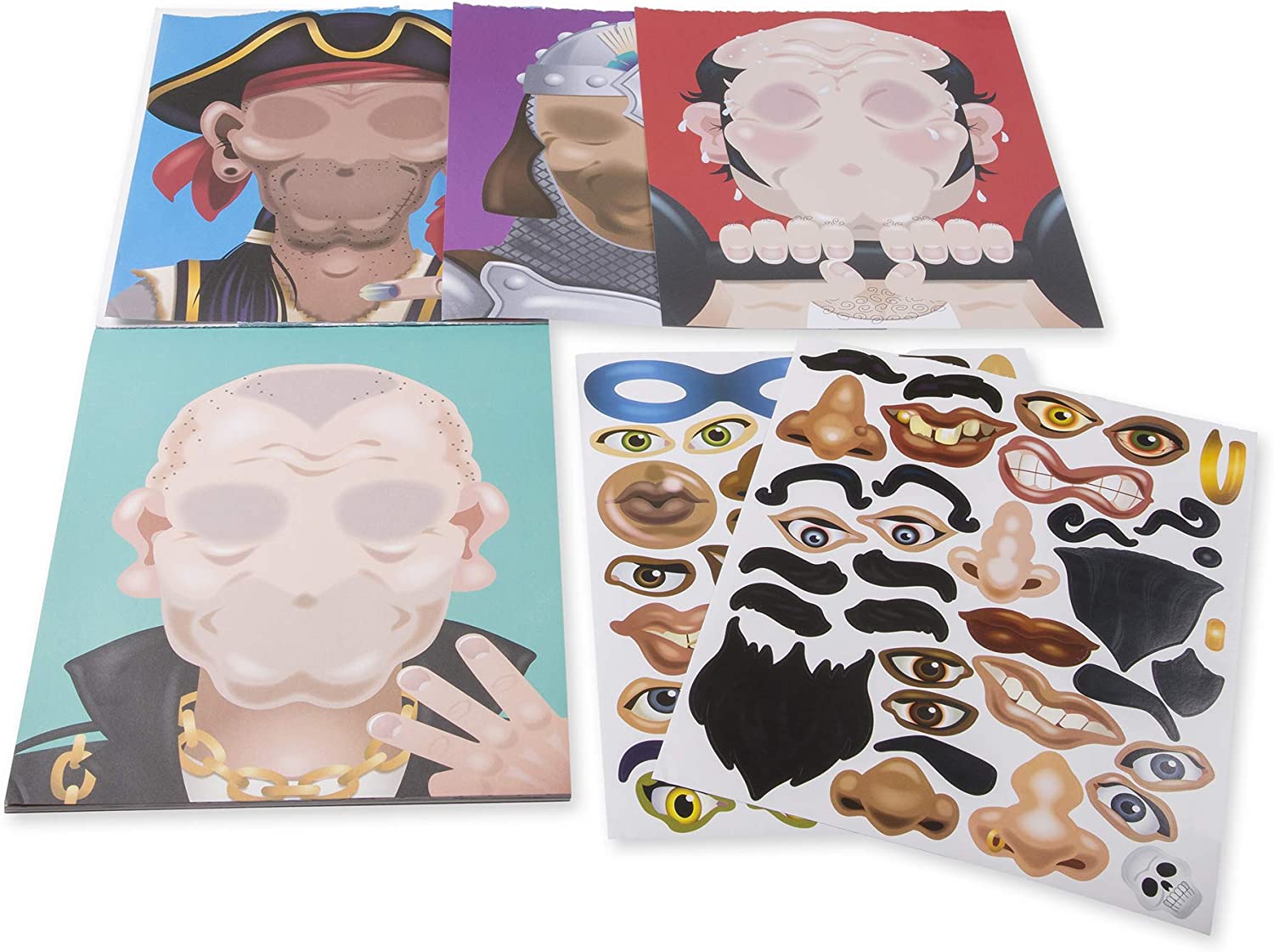 Melissa & Doug Make-a-Face Sticker Pad – Crazy Characters Melissa & Doug Make-a-Face Sticker Pad – Crazy Characters