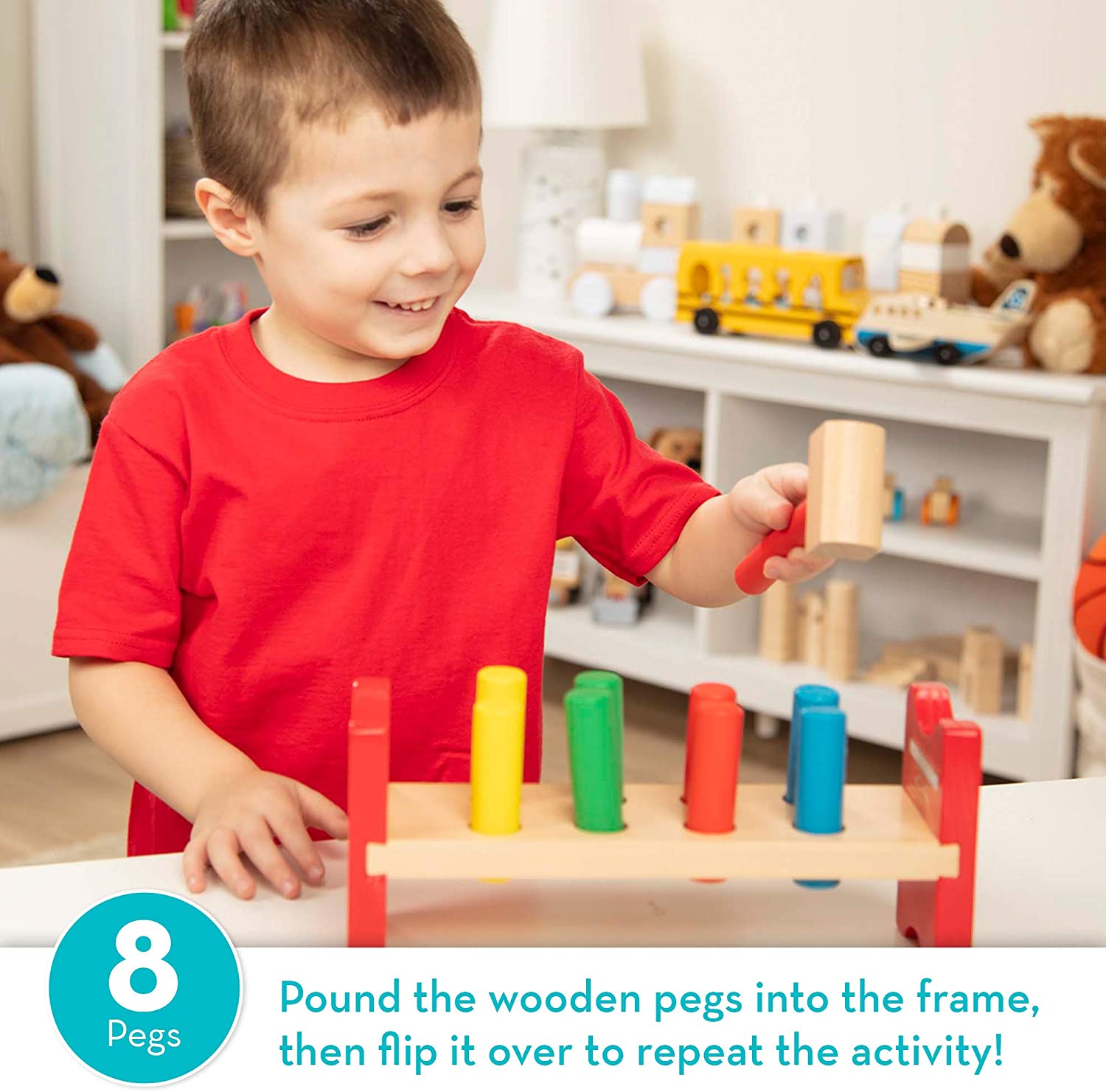 Melissa & Doug POUND-A-PEG Melissa & Doug POUND-A-PEG