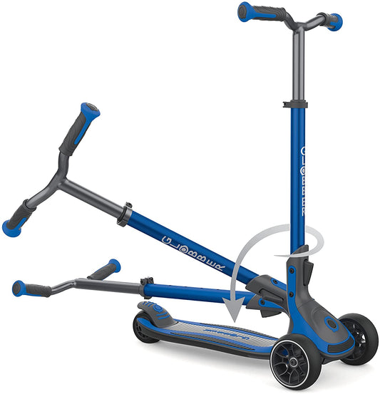 Globber Ultimum Scooter for Kids | 3 Wheel Navy Blue | 3-8 Years — BambiniJO Jordan