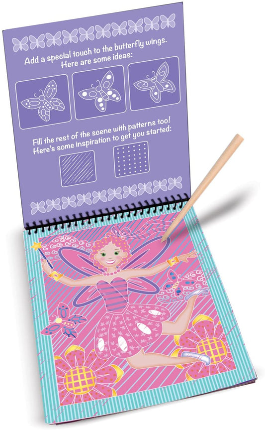 Melissa & Doug Scratch Art Reveal Pad Fairy Tales — BambiniJO Jordan