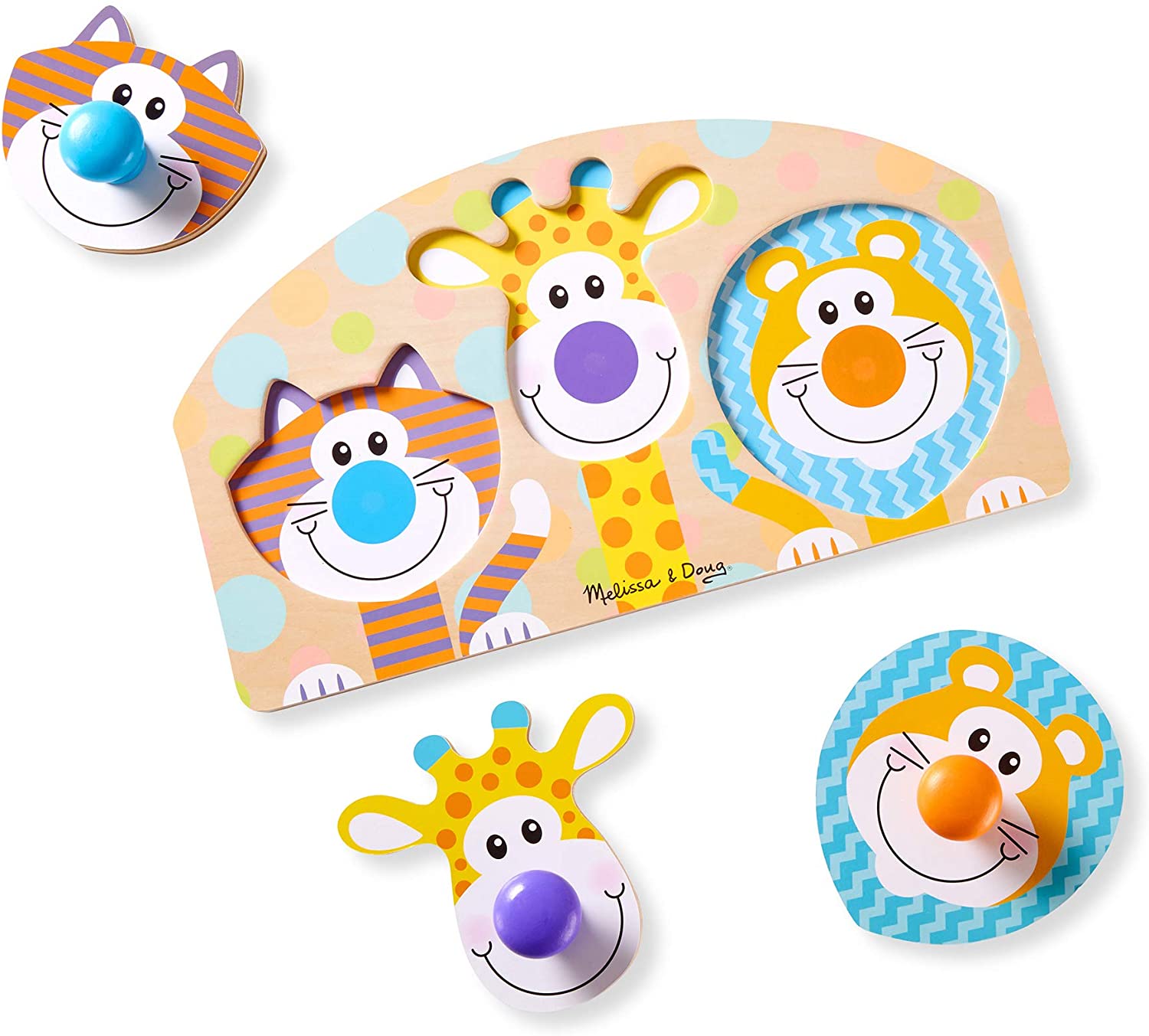 Melissa & Doug First Play - SAFARI JUMBO KNOB Melissa & Doug First Play - SAFARI JUMBO KNOB