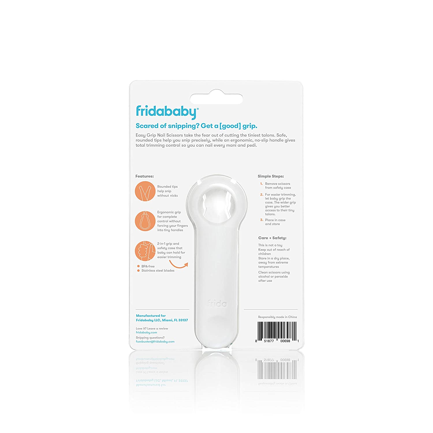 Frida Baby - Easy Grip Nail Scissors Frida Baby - Easy Grip Nail Scissors