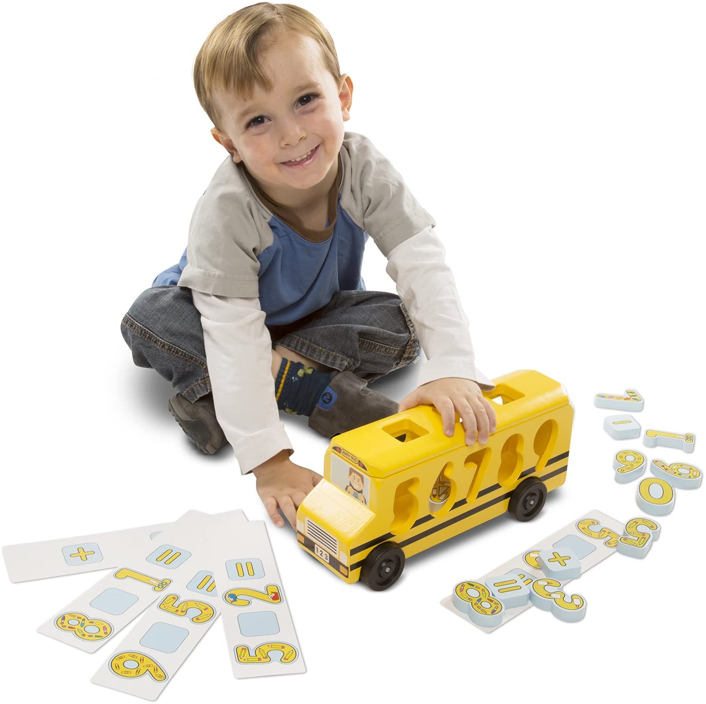 Melissa & Doug NUMBER MATCHING MATH BUS 3Y+ Melissa & Doug NUMBER MATCHING MATH BUS 3Y+