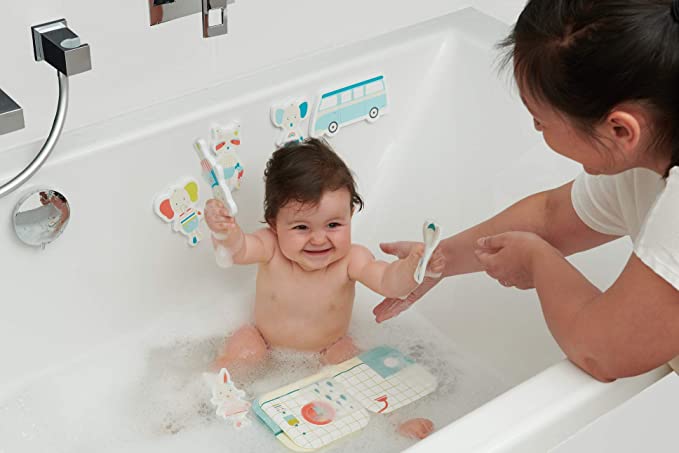 Bebe Confort - Elidou Baby Bath Toy Set, Bath Book and Bath Puzzle Bebe Confort - Elidou Baby Bath Toy Set, Bath Book and Bath Puzzle
