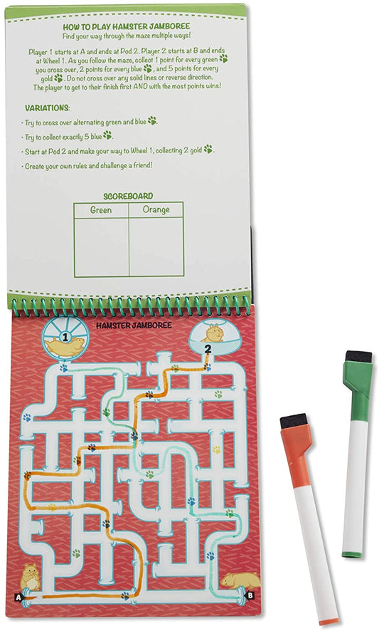 Melissa & Doug Wipe-Off Activity Pad Animals — BambiniJO Jordan