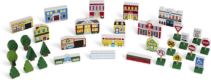 Melissa & Doug - WOODEN TOWN PLAY SET - BambiniJO | Buy Online | Jordan