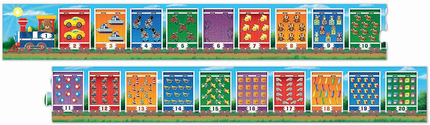 Melissa & Doug NUMBER TRAIN FLOOR PUZZLE (20 PC) - BambiniJO | Buy Online | Jordan