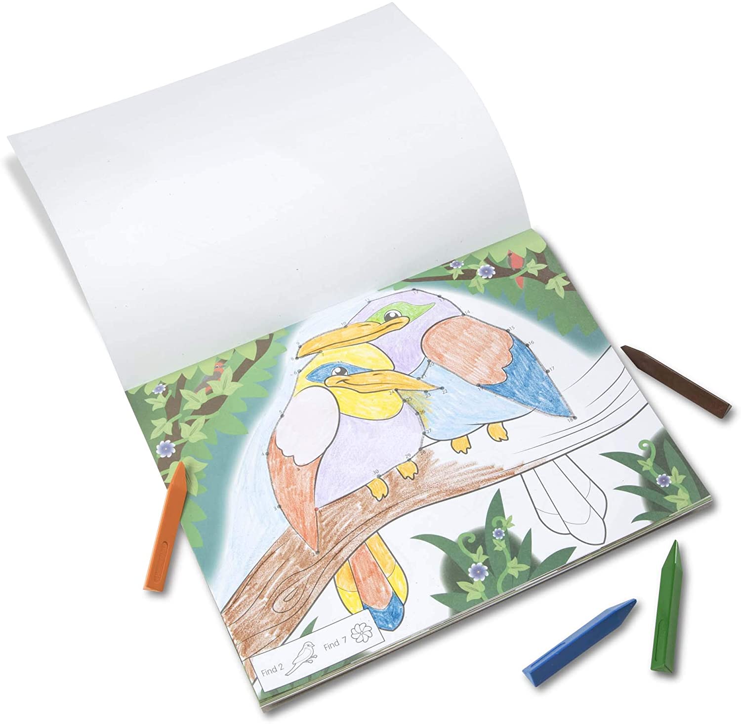 Melissa & Doug 123 DOT-TO-DOT COLORING PADS - WILD ANIMALS - BambiniJO | Buy Online | Jordan