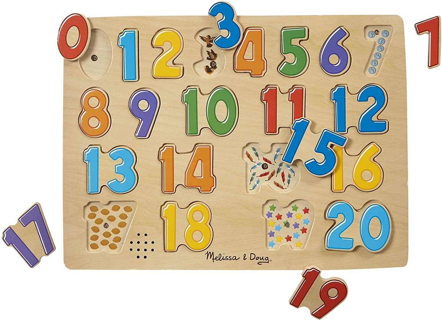 Melissa & Doug See & Hear Sound Puzzle - NUMBERS Melissa & Doug See & Hear Sound Puzzle - NUMBERS
