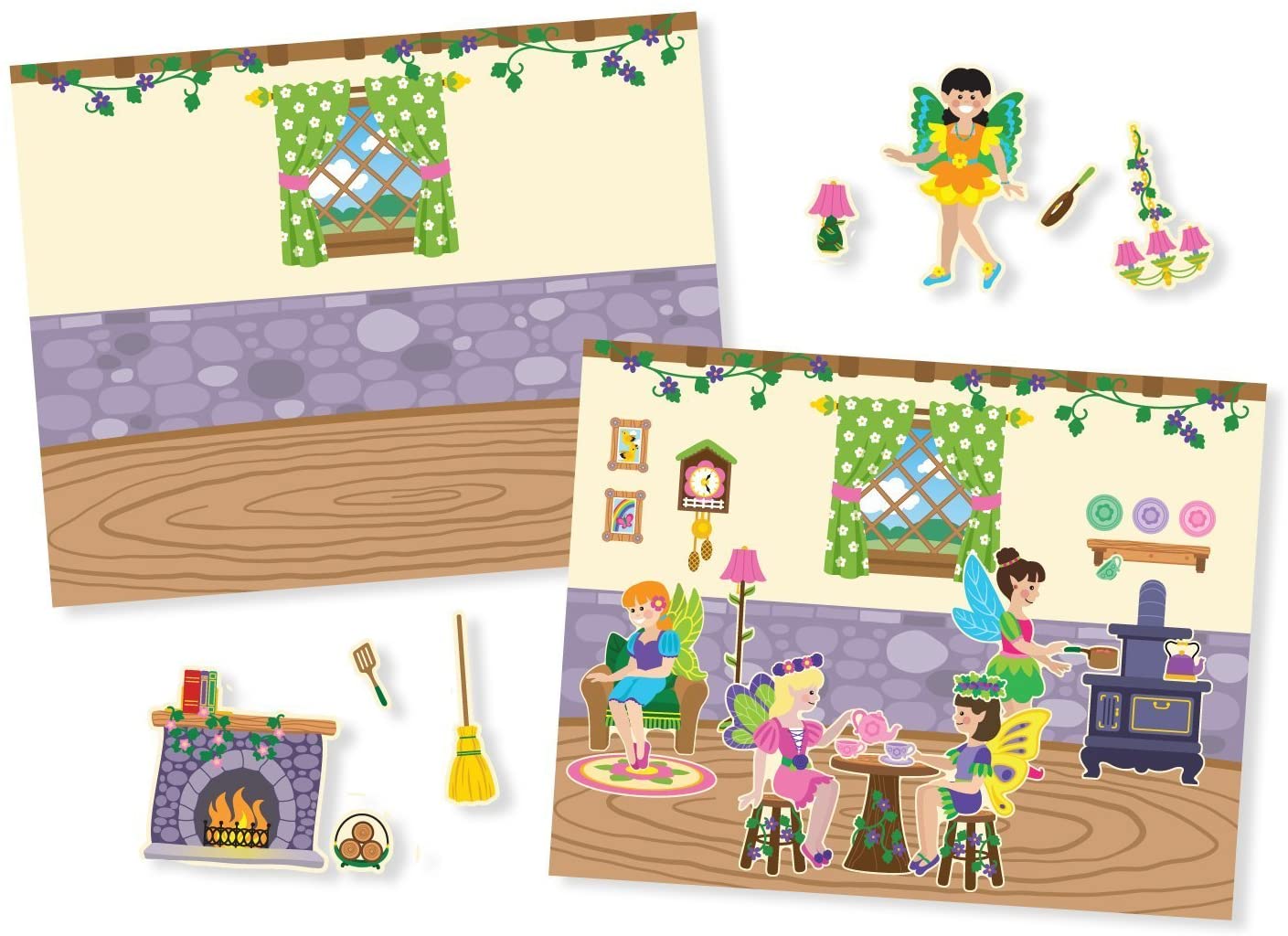 Melissa & Doug REUSABLE STICKER PAD - FAIRIES Melissa & Doug REUSABLE STICKER PAD - FAIRIES