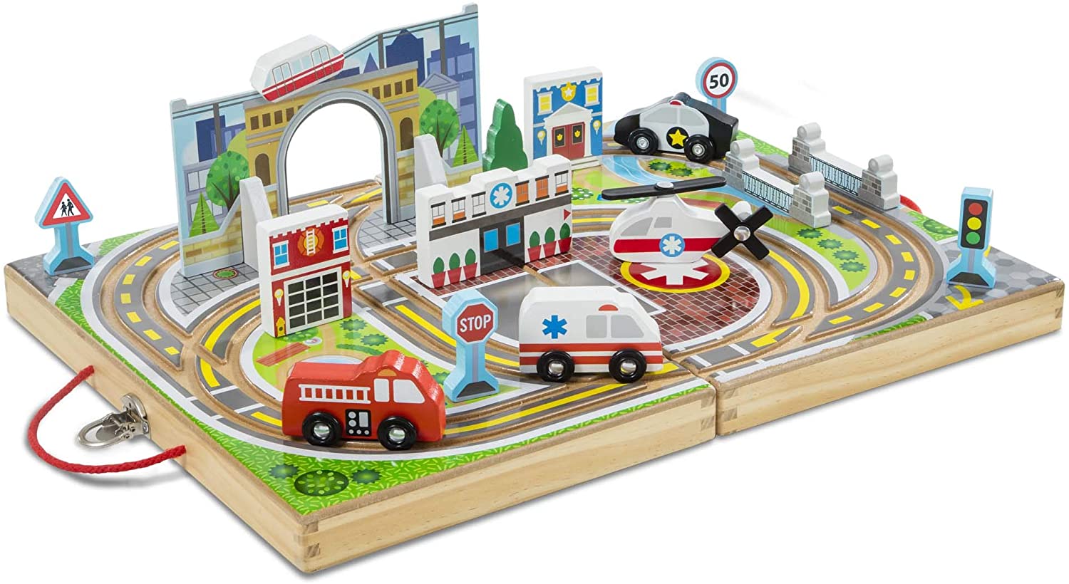 Melissa & Doug TAKE-ALONG TOWN Melissa & Doug TAKE-ALONG TOWN