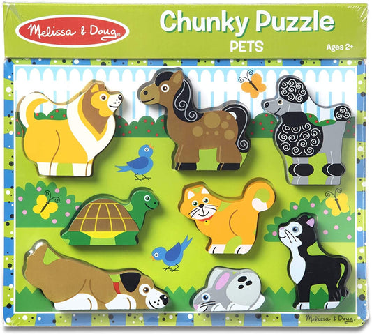 Melissa & Doug WOODEN PUZZLE PETS 2Y+ - BambiniJO | Buy Online | Jordan