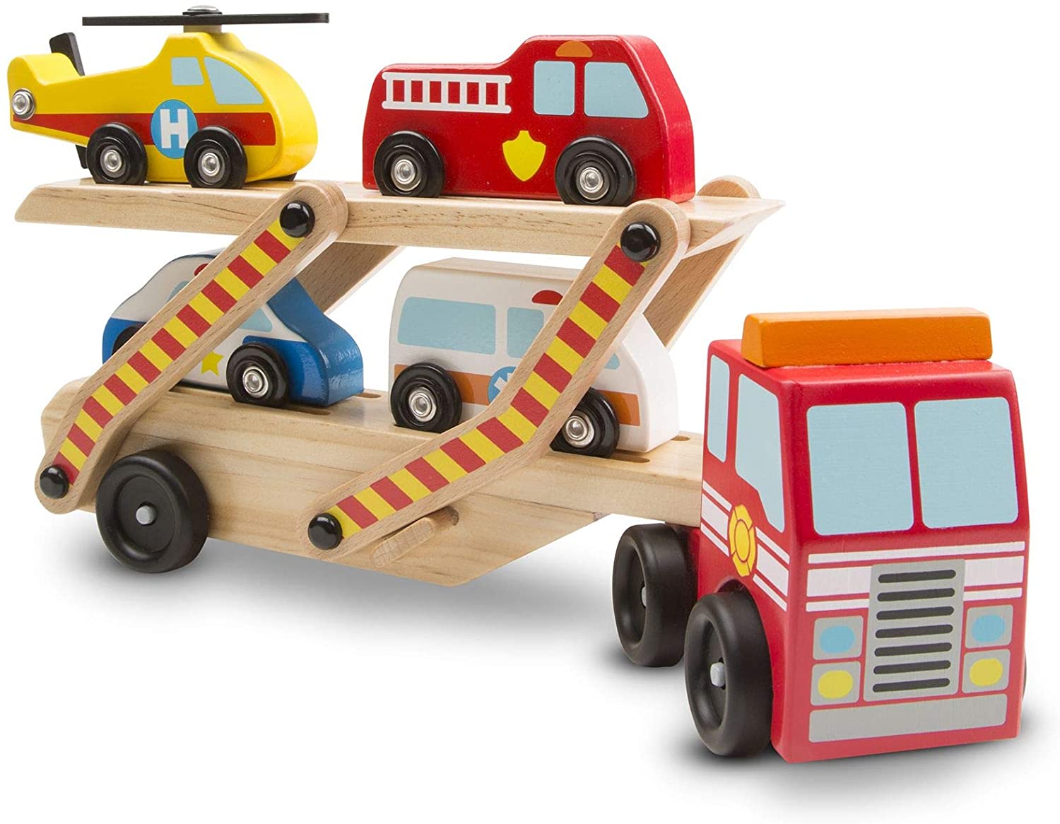Melissa & Doug EMERGENCY VEHICLE CARRIER Melissa & Doug EMERGENCY VEHICLE CARRIER