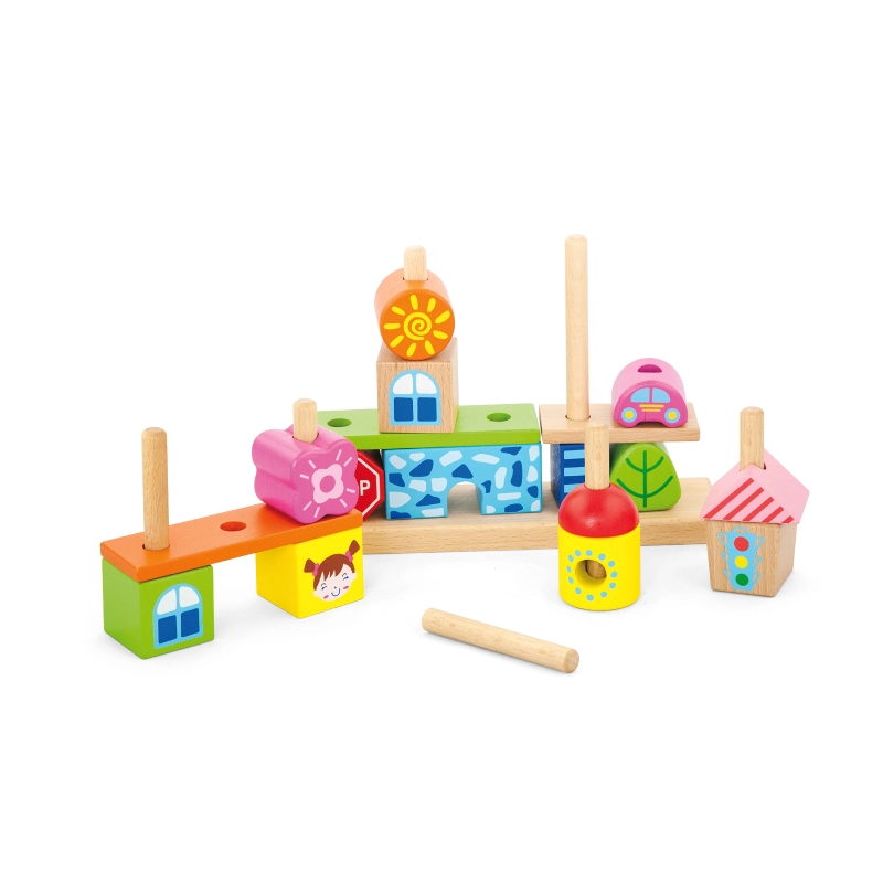 Stacking Blocks City BambiniJO