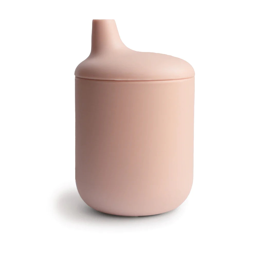 MUSHIE - Silicone Sippy Cup - Blush - BambiniJO | Buy Online | Jordan
