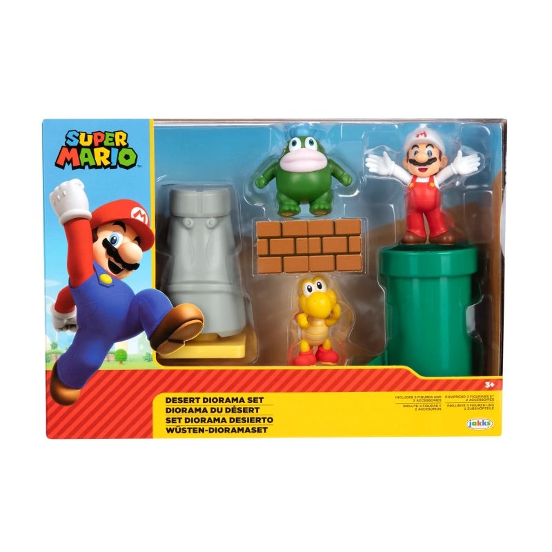 Nintendo - Super Mario 2.5 Desert Diorama Playset