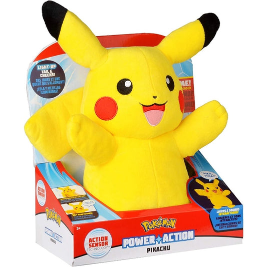 Pokemon - Pikachu Interactive Plush | Power Action | 25.4cm