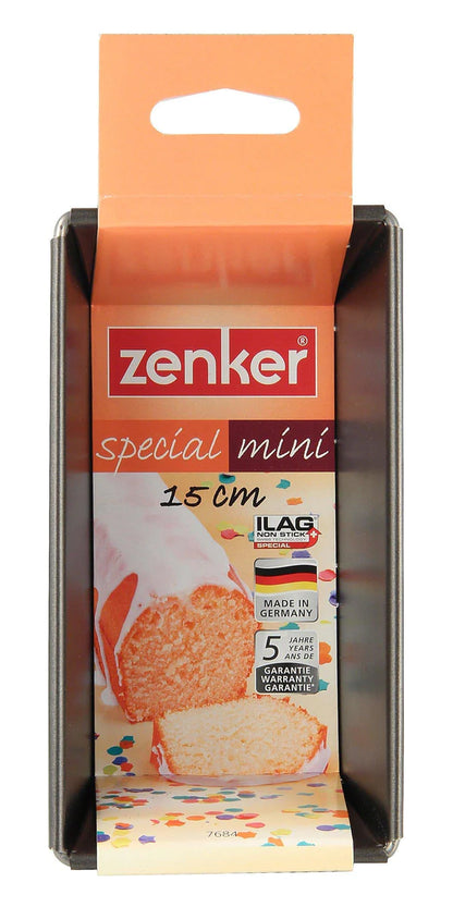Zenker - "Special Mini" Baking Tin, Black, 16X8.5X5.5 cm