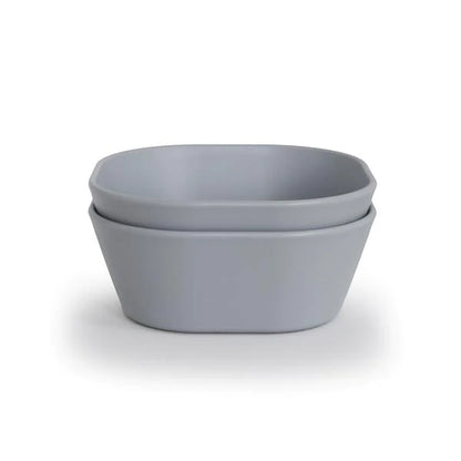 MUSHIE - Square Dinnerware Bowl - Set of 2 - Cloud - BambiniJO | Buy Online | Jordan