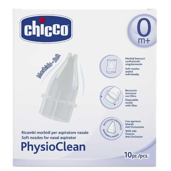 Chicco Soft Nozzles for Physioclean Nasal Aspirator - BambiniJO | Buy Online | Jordan