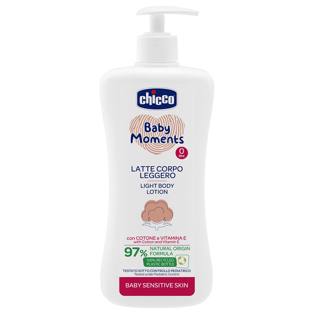 Chicco Baby Moments Light Lotion for sensitive skin 500ml Chicco Baby Moments Light Lotion for sensitive skin 500ml