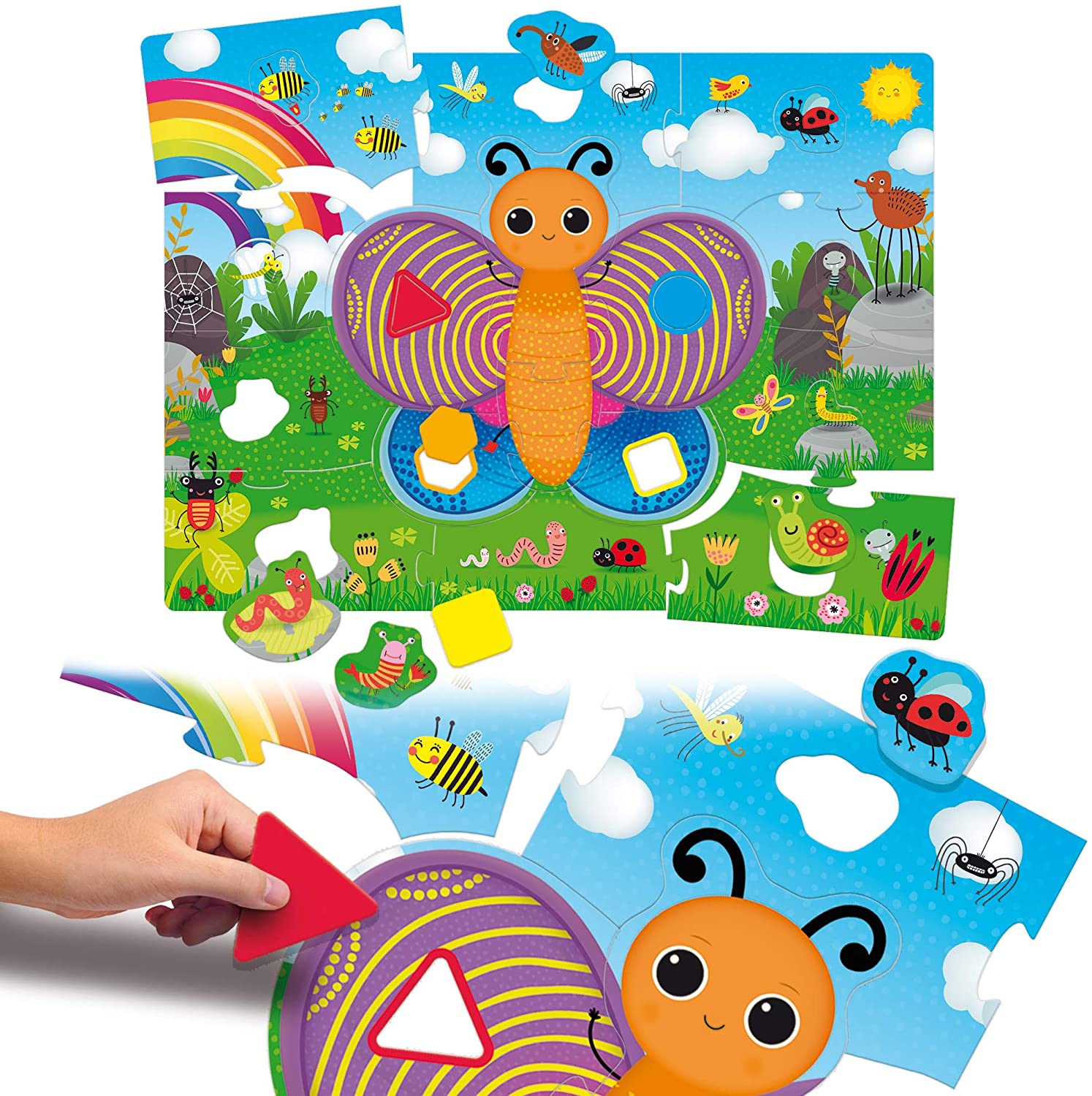 BUTTERFLIES SHAPES AND COLORS 1Y+ BUTTERFLIES SHAPES AND COLORS 1Y+