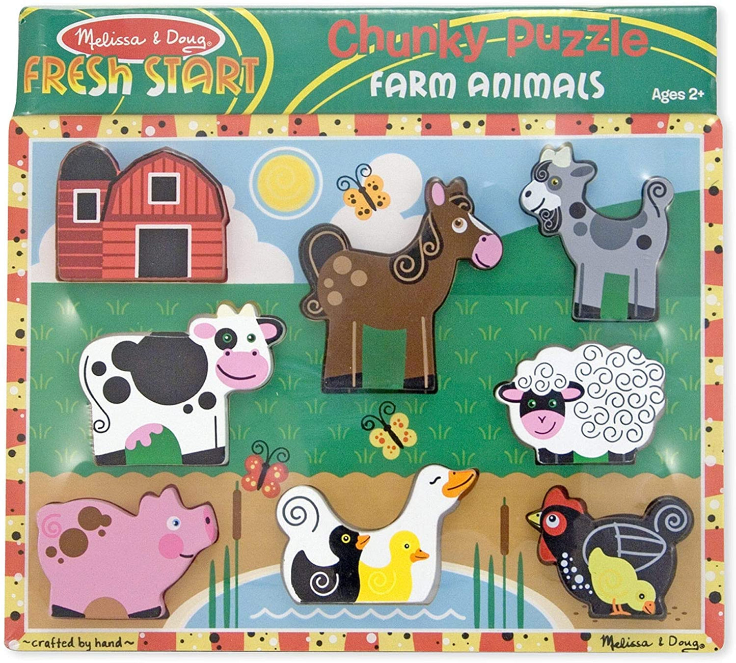 Melissa & Doug FARM chunky puzzle - Fresh Start - BambiniJO | Buy Online | Jordan