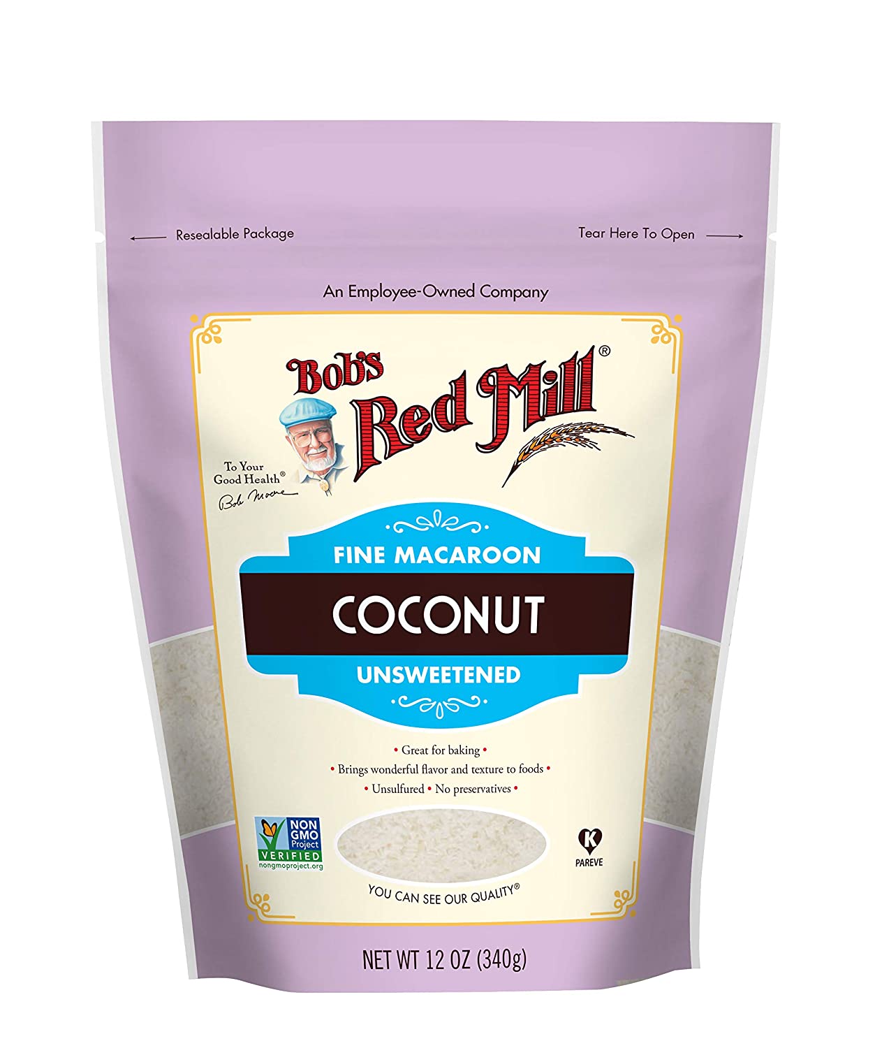 FINE MACAROON UNSWEETENED COCONUT (340G) - BambiniJO