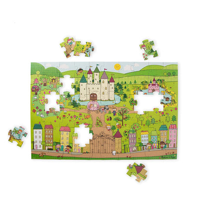iKids - Princess fairyland Giant Floor Puzzle - 60 Piece "61x91 cm" - BambiniJO
