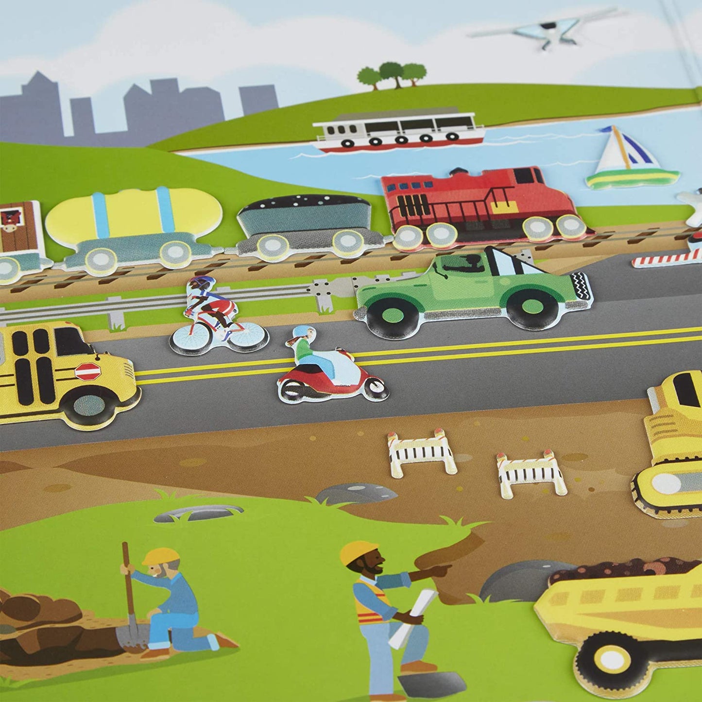 Melissa & Doug Puffy Sticker VEHICLES - BambiniJO | Buy Online | Jordan