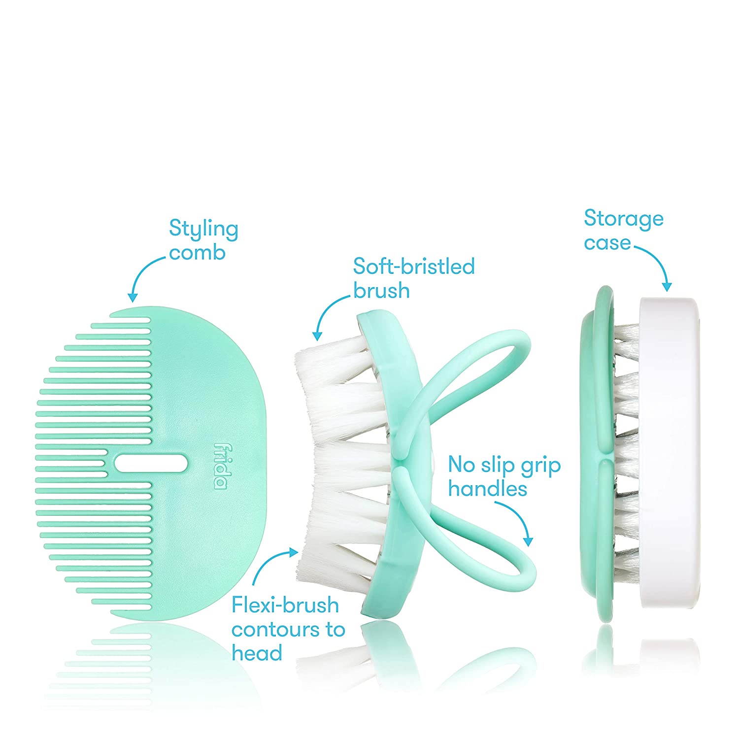 Frida Baby - Infant Hairbrush and Comb Set Frida Baby - Infant Hairbrush and Comb Set