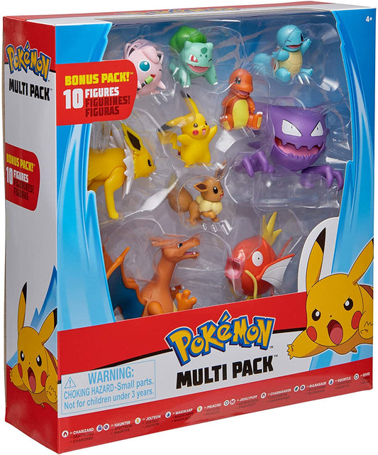 Pokemon - Ultimate Battle Multi 10 Pack Action Figures | 5.1cm