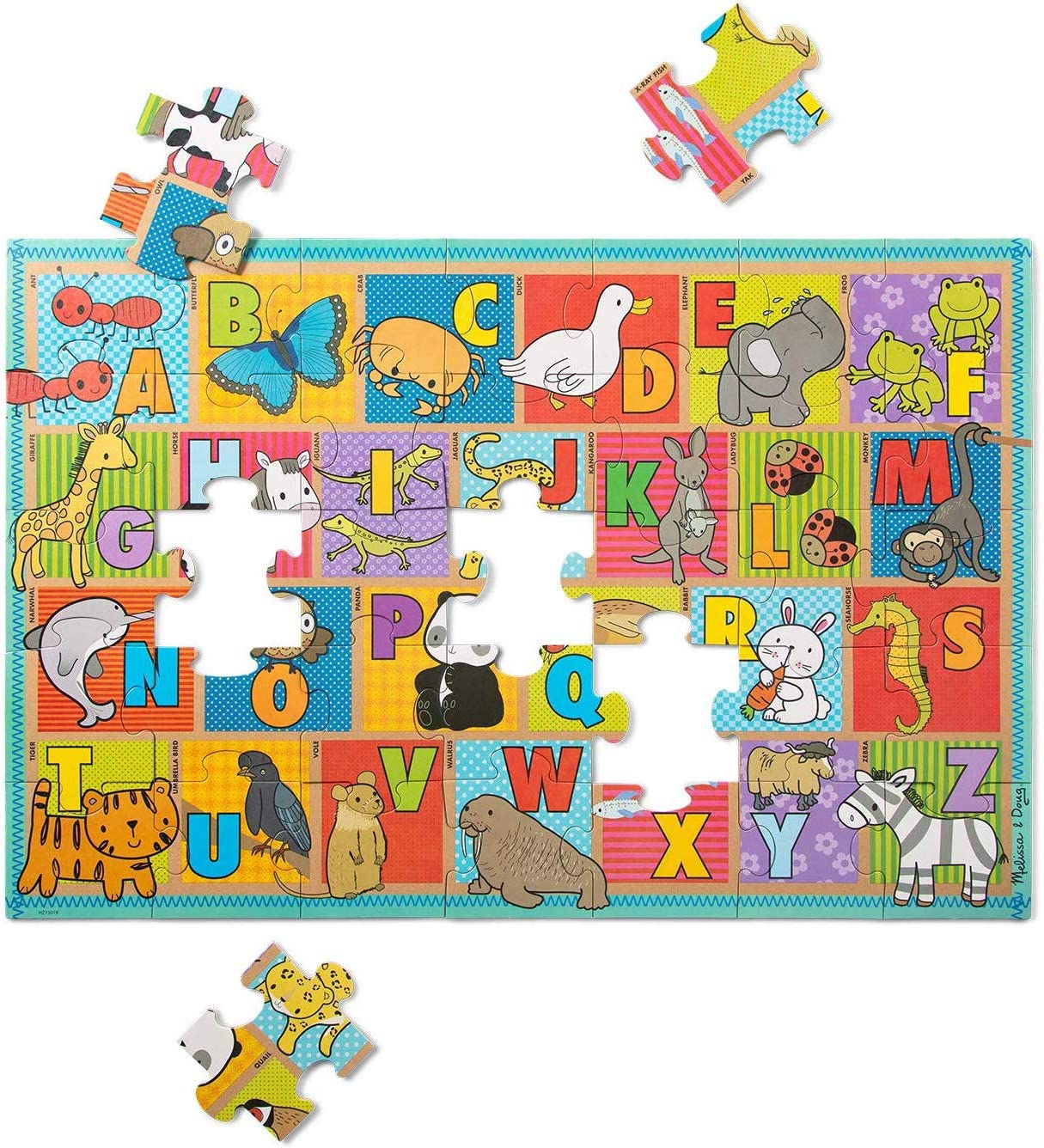 iKids - abc Animals Giant Floor Puzzle - 35 Piece iKids - abc Animals Giant Floor Puzzle - 35 Piece