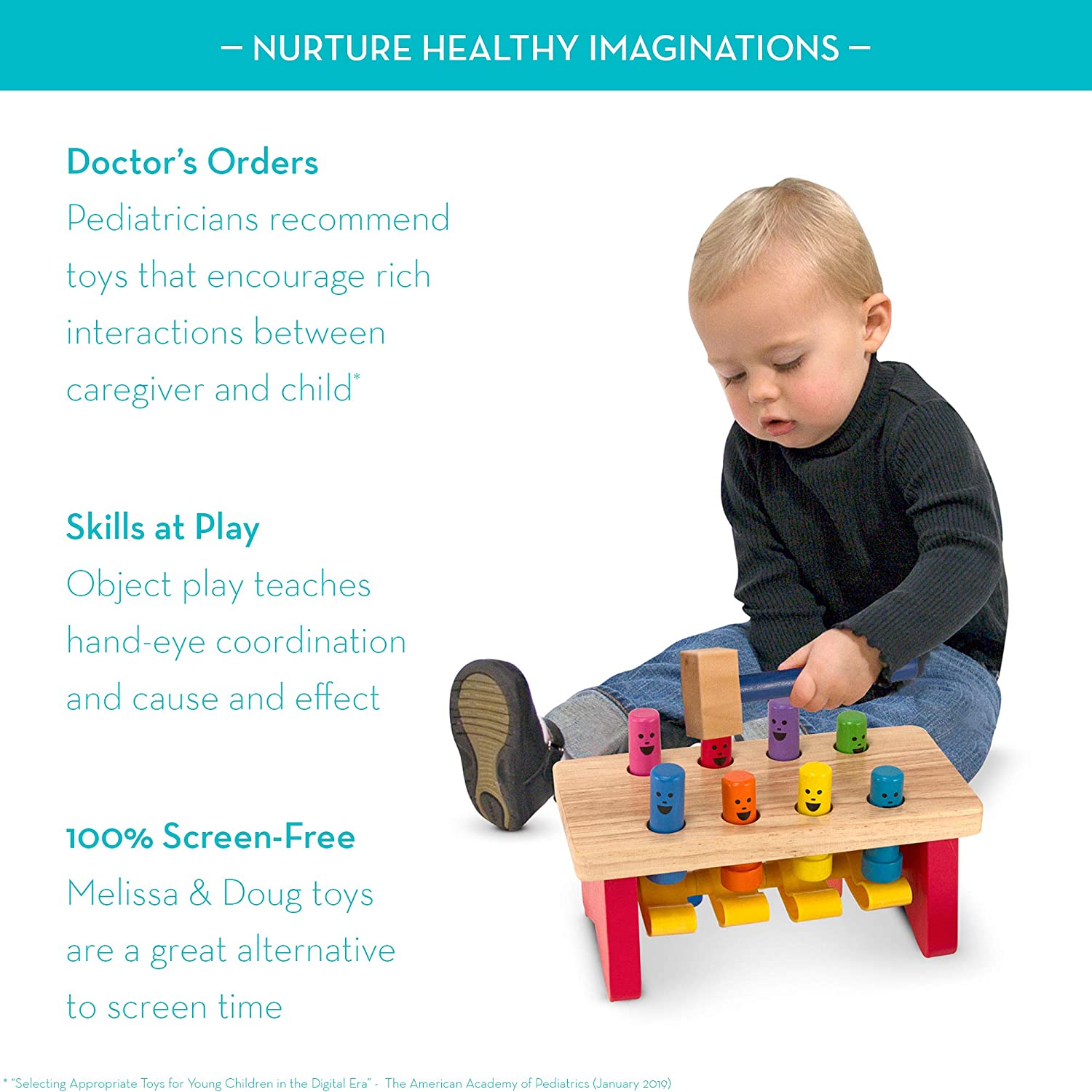 Melissa & Doug DELUXE POUNDING BENCH Melissa & Doug DELUXE POUNDING BENCH