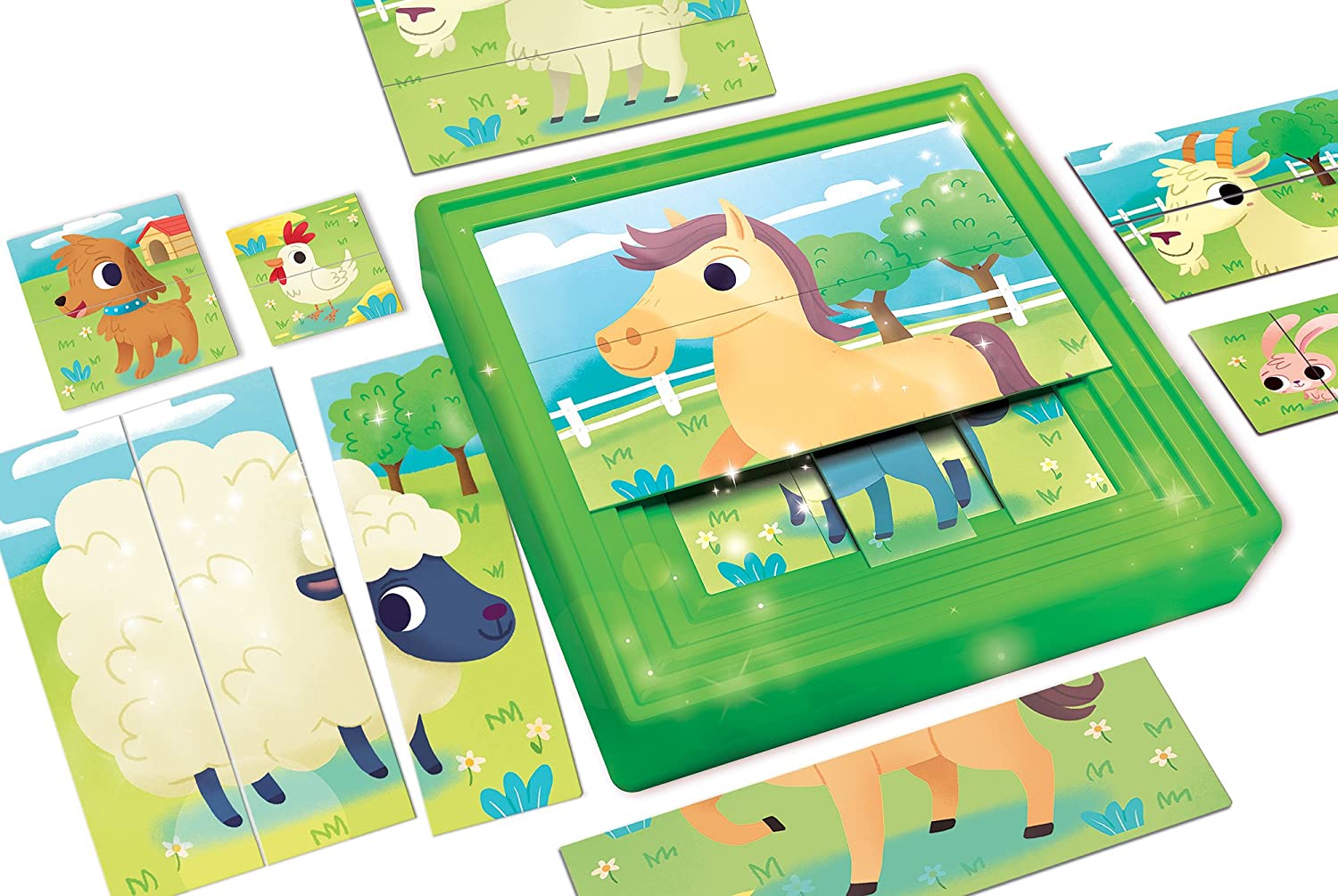 9 PUZZLES PROGRESSIVE - THE FARM 1Y+ 9 PUZZLES PROGRESSIVE - THE FARM 1Y+