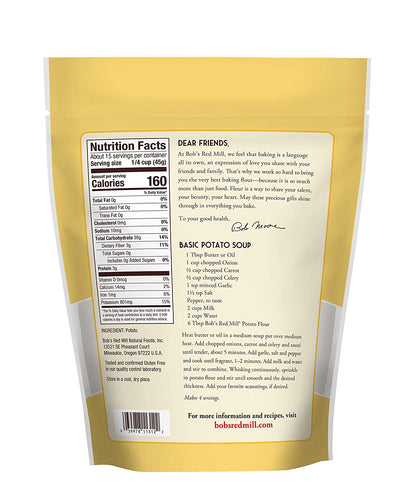 POTATO FLOUR (680G) - GLUTEN FREE - BambiniJO