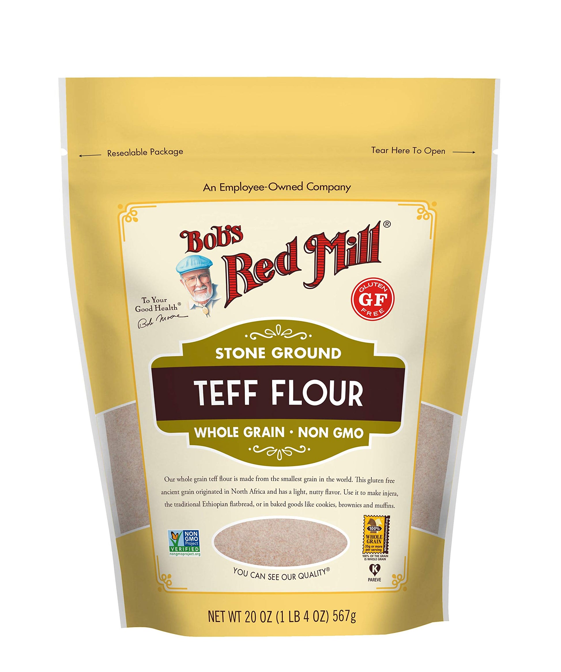 Teff Flour | Gluten Free | 567g Teff Flour | Gluten Free | 567g