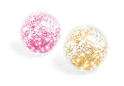 Intex - Transparent Glitter Beach Balls | 71cm - BambiniJO | Buy Online | Jordan