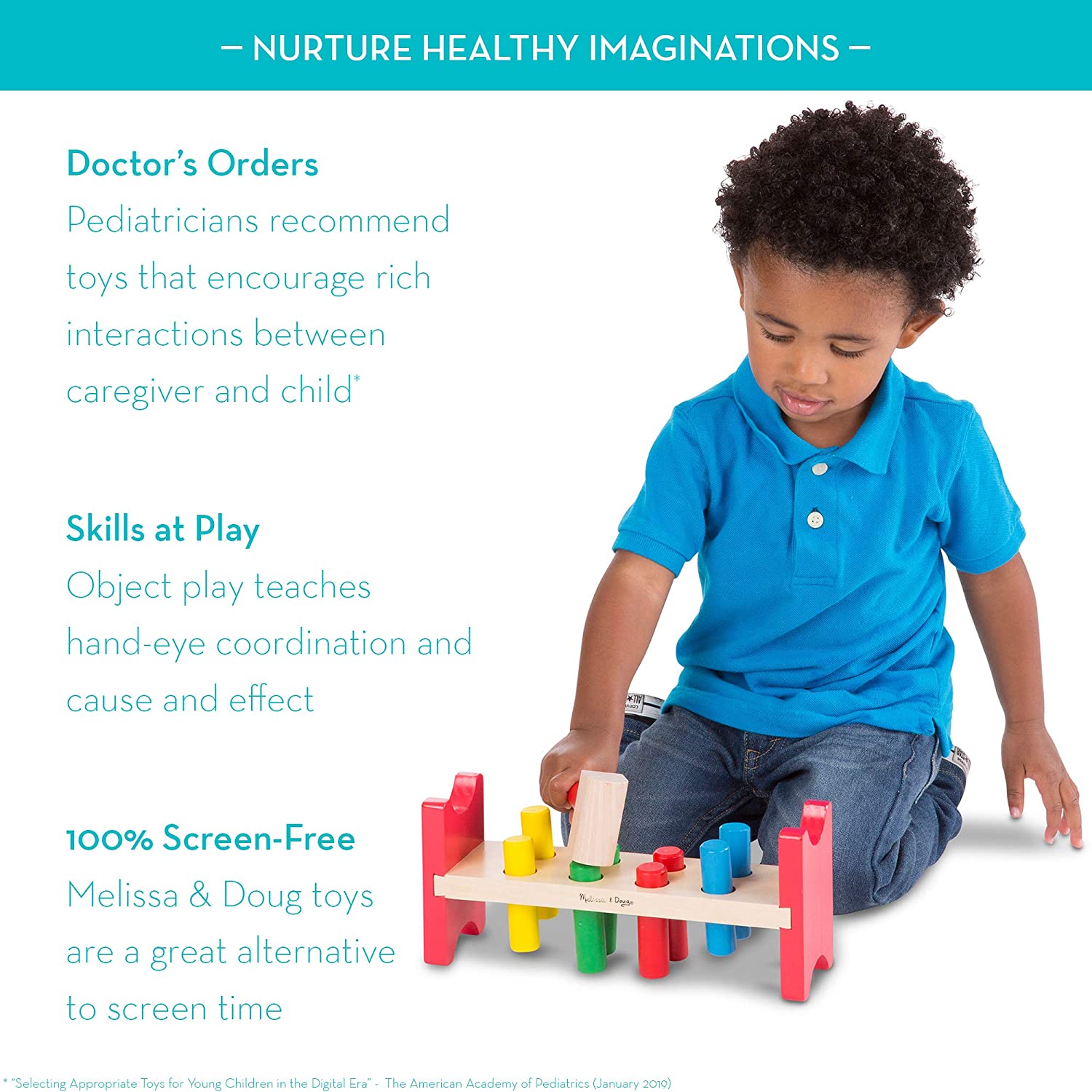 Melissa & Doug POUND-A-PEG Melissa & Doug POUND-A-PEG
