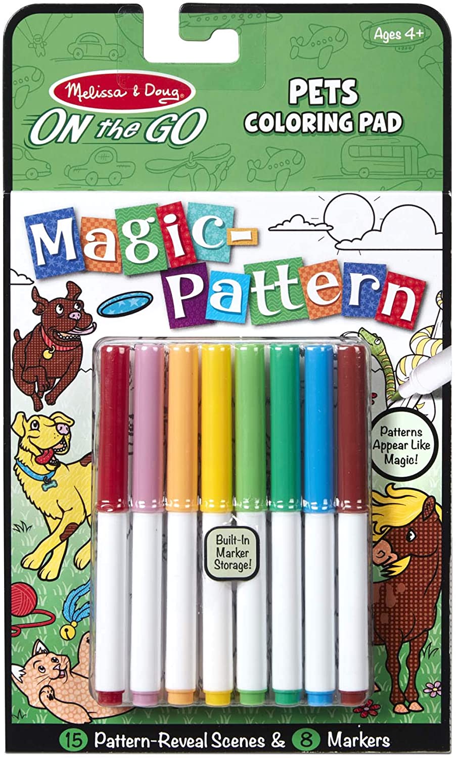 Melissa & Doug ON THE GO MAGIC PATTERN PAD - Pets Melissa & Doug ON THE GO MAGIC PATTERN PAD - Pets