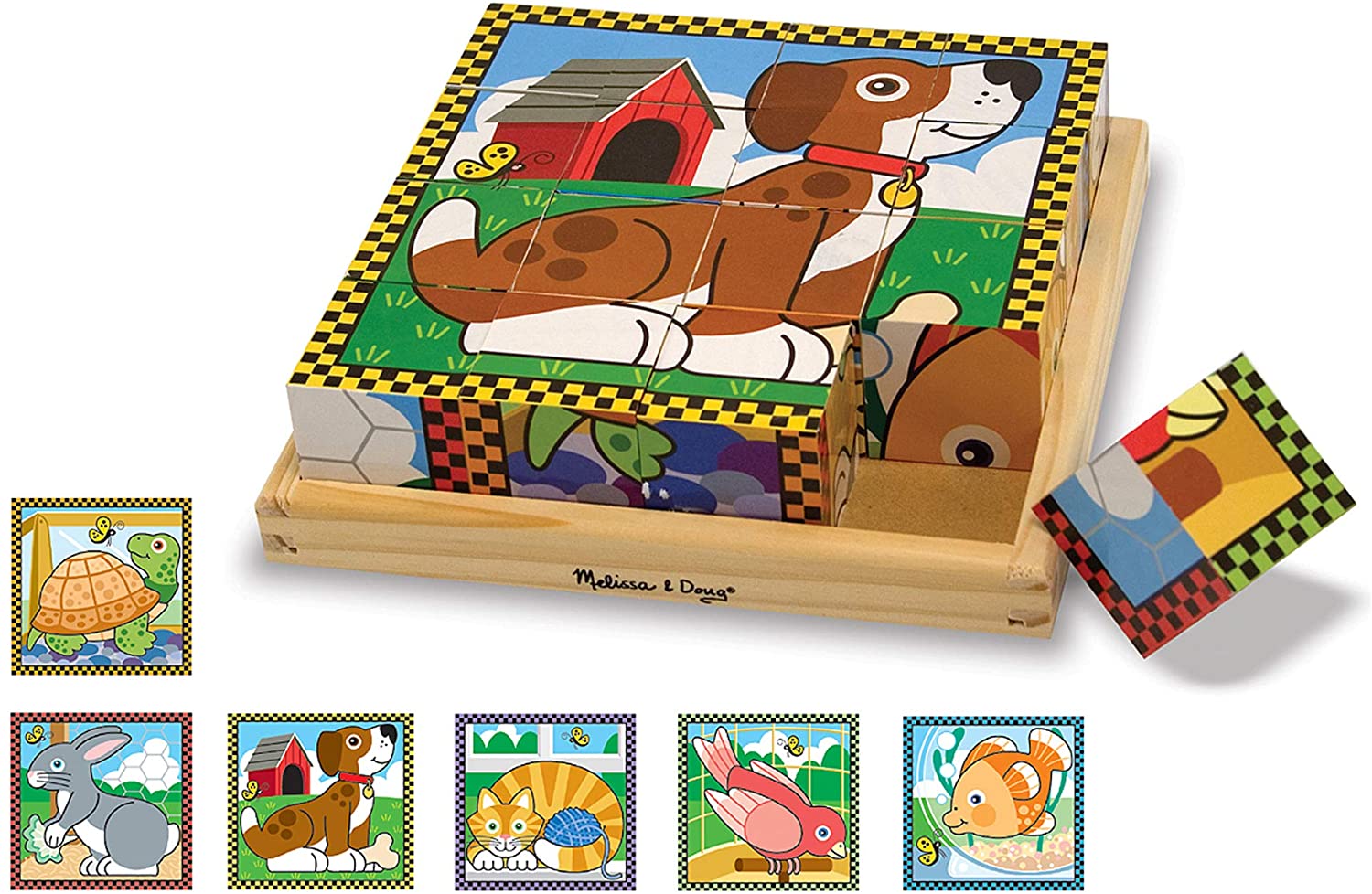 Melissa & Doug PETS CUBE PUZZLE Melissa & Doug PETS CUBE PUZZLE