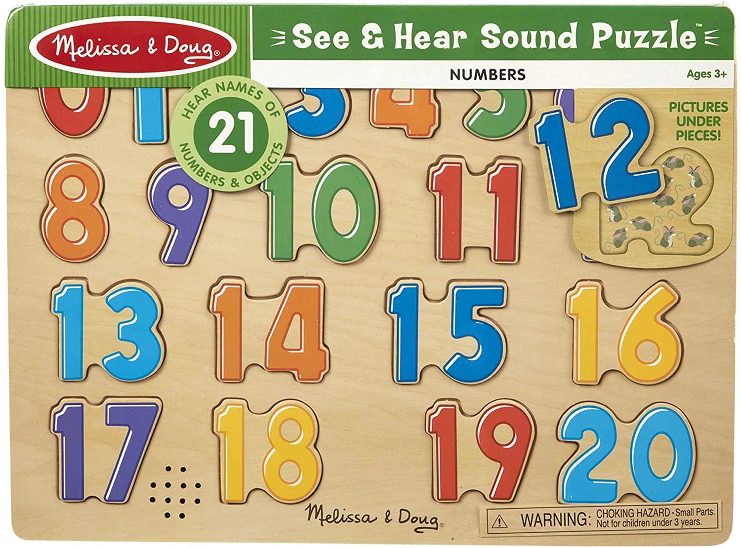 Melissa & Doug See & Hear Sound Puzzle - NUMBERS Melissa & Doug See & Hear Sound Puzzle - NUMBERS