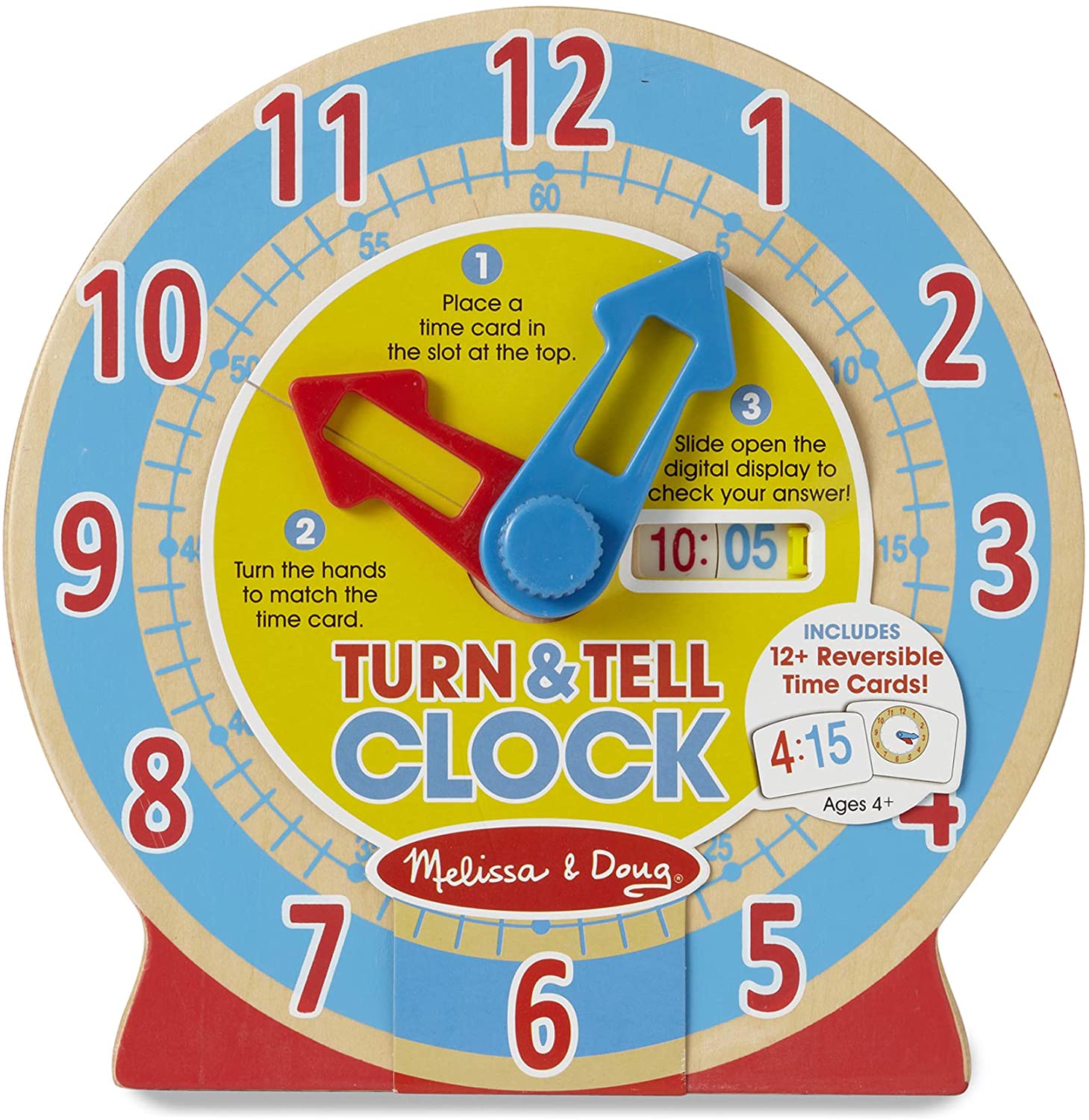 Melissa & Doug TURN & TELL CLOCK Melissa & Doug TURN & TELL CLOCK