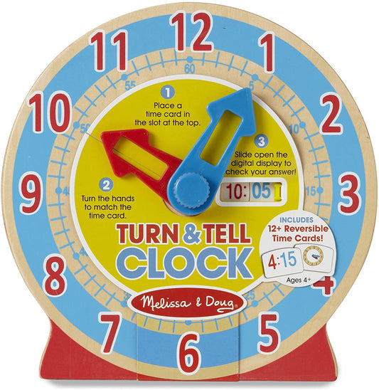 Melissa & Doug TURN & TELL CLOCK - BambiniJO | Buy Online | Jordan