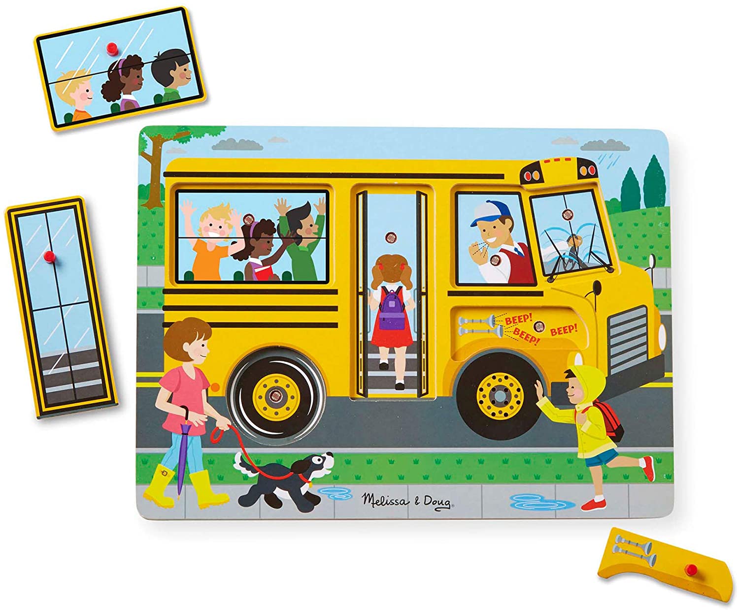 Melissa & Doug Sound Puzzle - THE WHEELS ON THE BUS - BambiniJO | Buy Online | Jordan