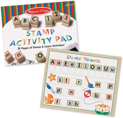 Melissa &amp; Doug WOODEN ABC ACTIVITY STAMP SET - BambiniJO | Buy Online | Jordan