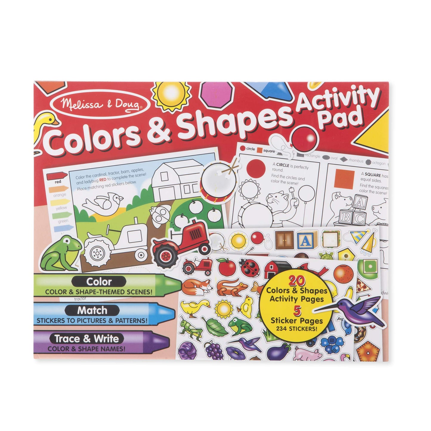 Melissa & Doug  - ACTIVITY PAD Colors & Shapes