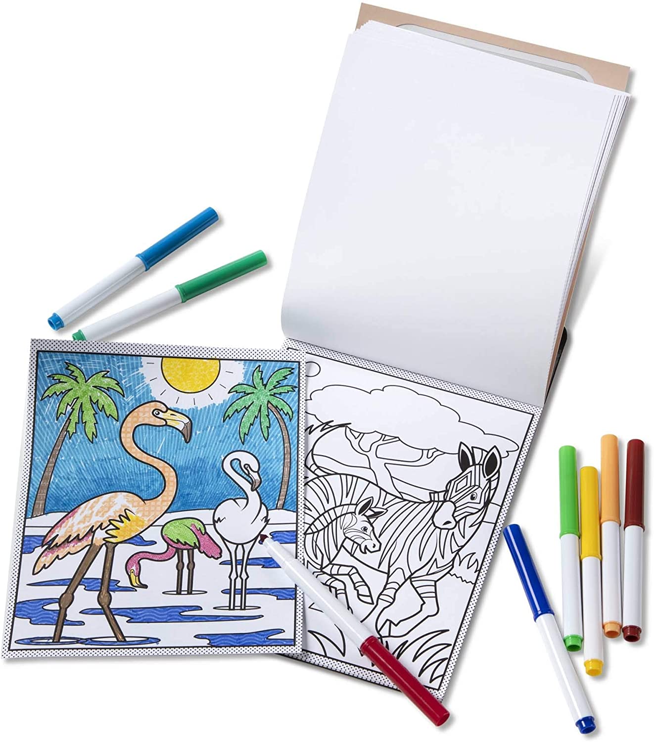 Melissa & Doug - WILD ANIMALS coloring pad - BambiniJO | Buy Online | Jordan