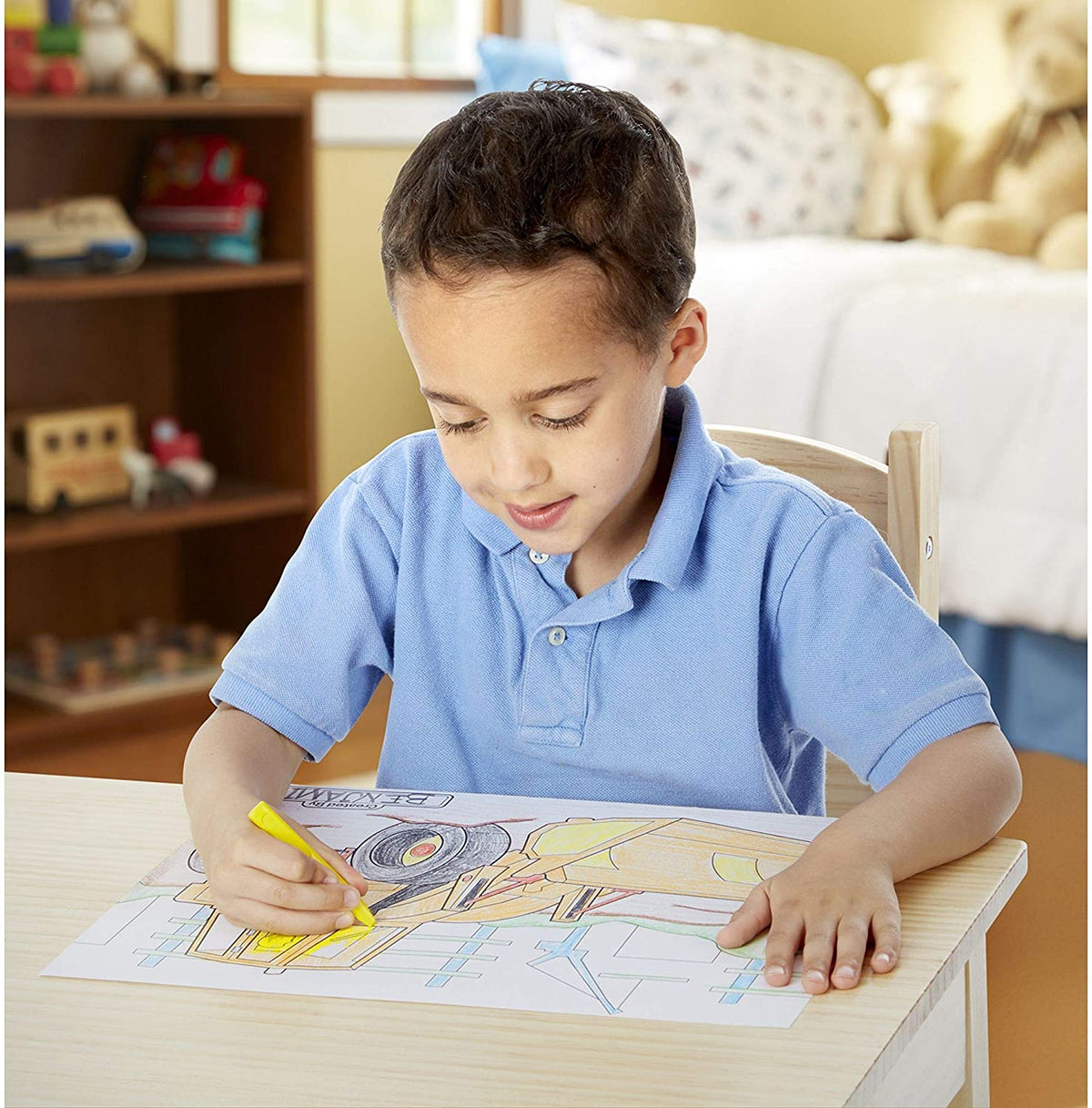 Melissa & Doug JUMBO COLORING PAD - BLUE (11 X 14) Melissa & Doug JUMBO COLORING PAD - BLUE (11 X 14)